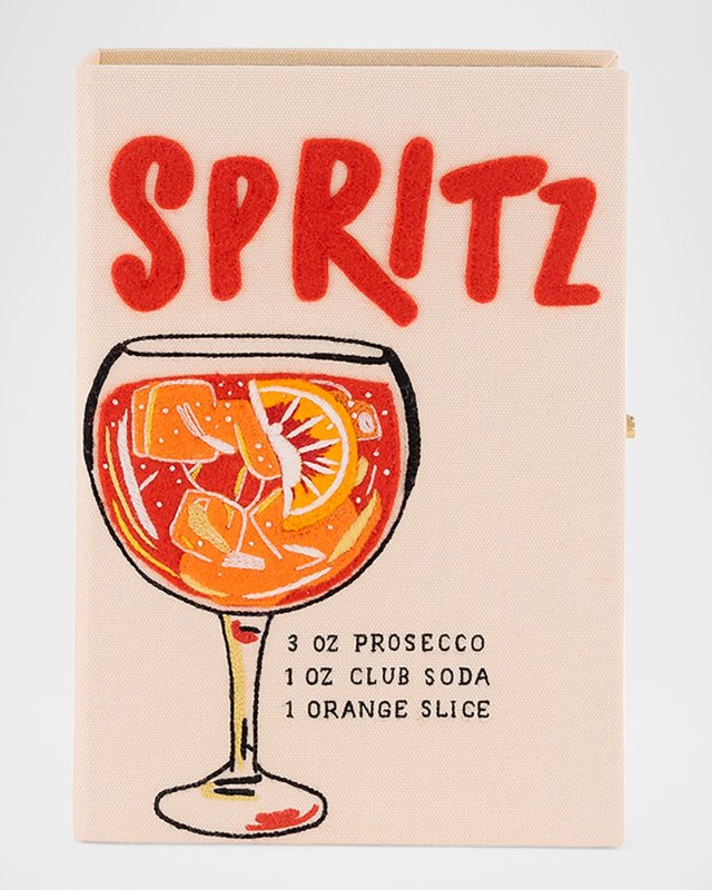 Spritz Book Clutch Bag